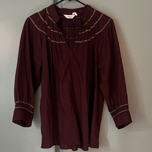 Toast smocked blouse